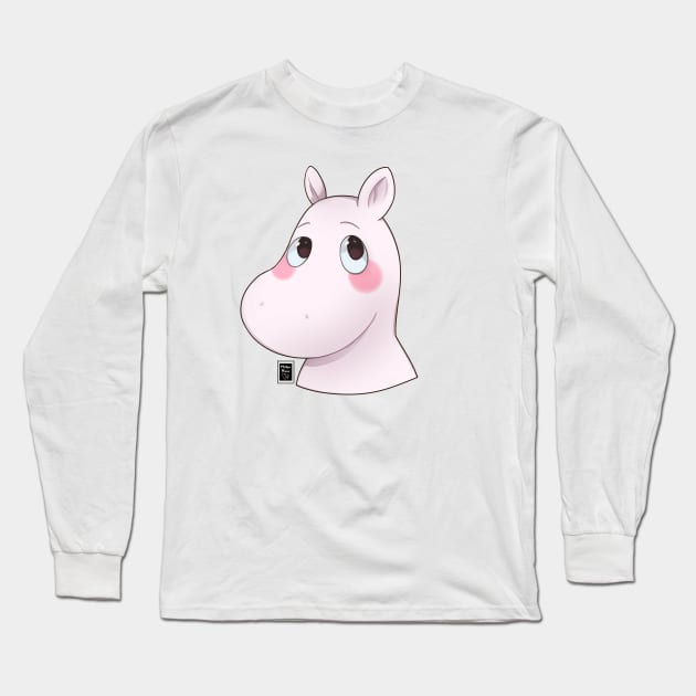 Moomin Troll Long Sleeve T-Shirt by MitsuDai